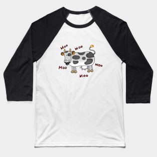 moo moo cow Baseball T-Shirt